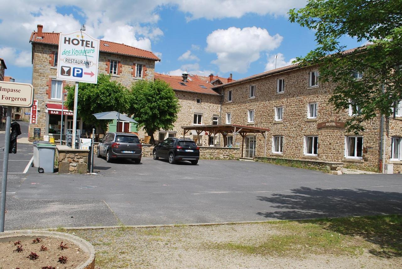 Hôtel Des Voyageurs Bellevue-la-Montagne Exterior foto